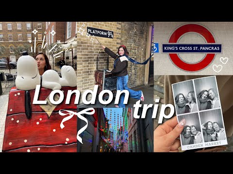 surprise trip to london!! snoopy trail, camden town, selfridges + more