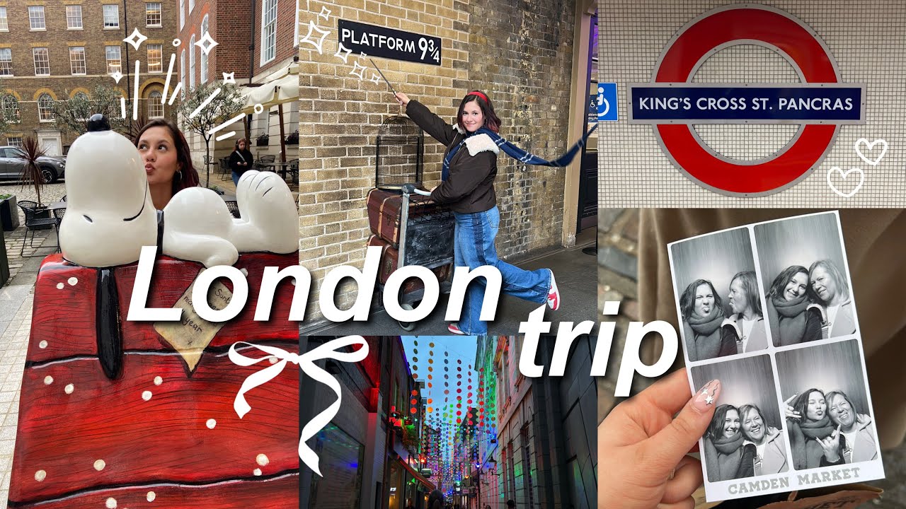 surprise trip to london!! snoopy trail, camden town, selfridges + more