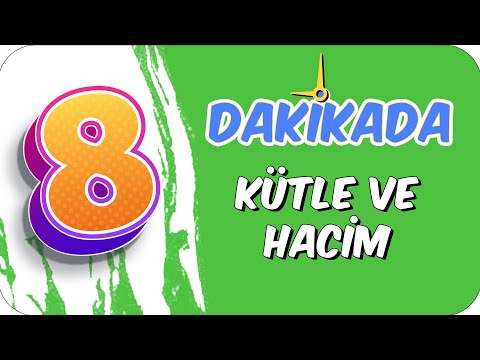 Video: Hacmi Biliniyorsa Bir Maddenin Kütlesi Nasıl Bulunur