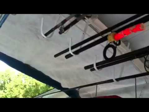 rod holder for pontoon boat - youtube