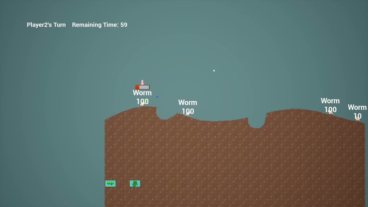 Worms game clone made in Unreal Engine 5