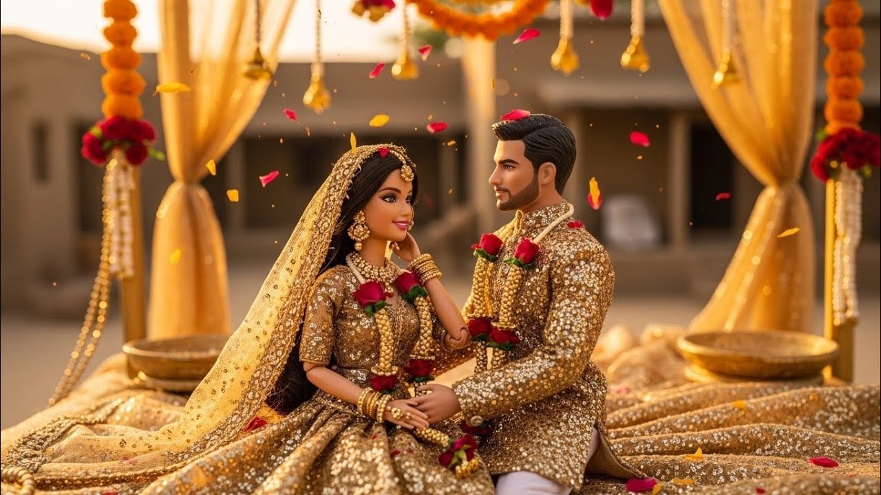 Miniature Doll Walima Vlog | Beautiful Doll Bride & Groom Walima Ceremony | Doll Wedding Series