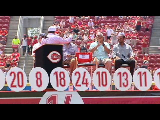 Pete Rose Retired Number from Pete Rose #14 Jersey Retirement