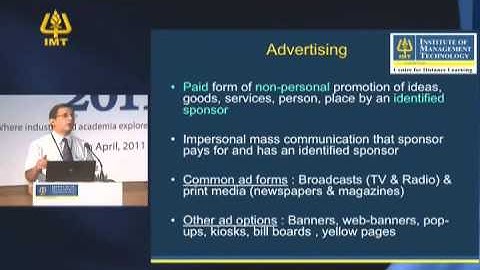 IMT CDL : Prof.Ajoy Dasgupta - Markedmia