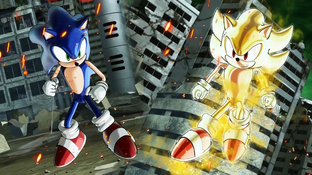 NEW Ultra Fast Sonic that breaks the Dimension! SUPER SAIYAN SONIC - DBXV2