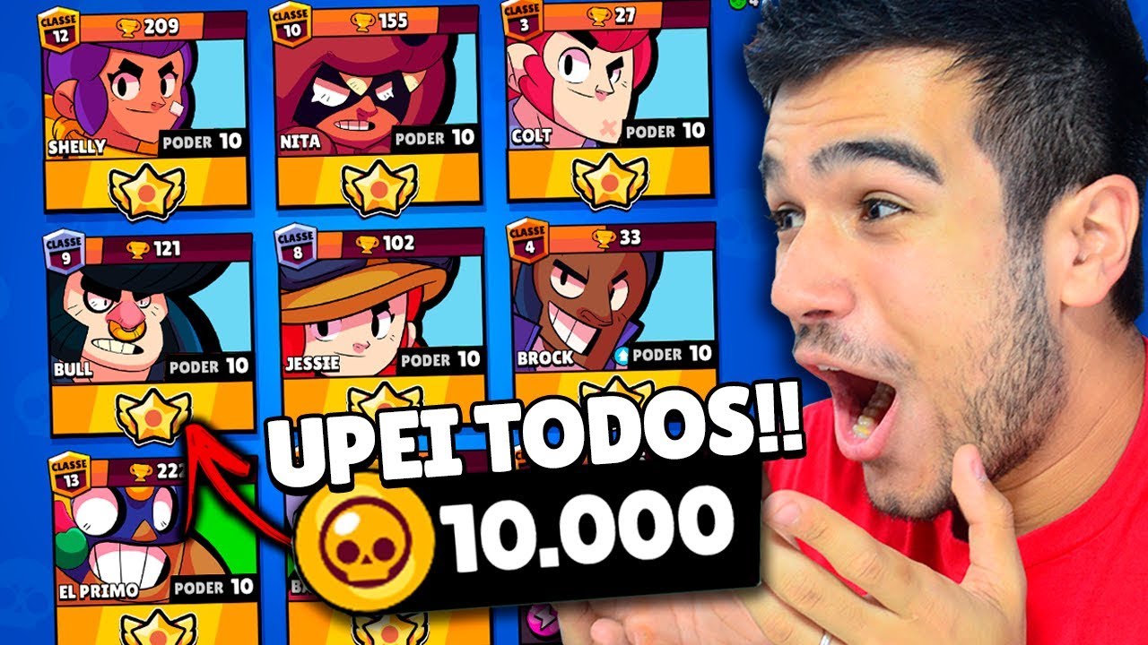 Upei Todos Os Brawlers Do Brawl Stars Em 1 Minuto Youtube - todos os brawlers desenhado do brawl stars