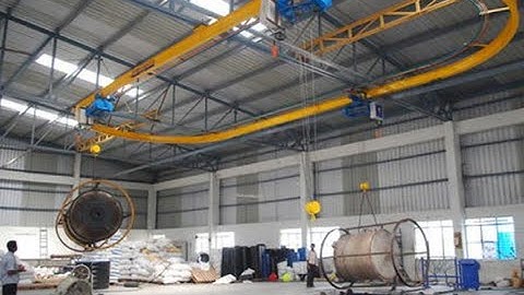 Cầu trục monorail - hoạt động linh hoạt đầu tư ít hiệu quả cao