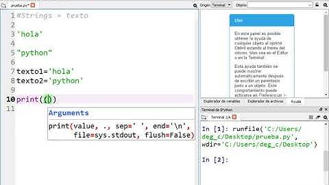 Strings Python operaciones básicas