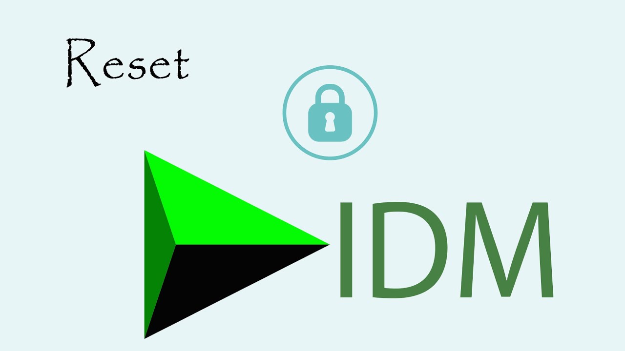 How to reset the IDM trial easiest Way - YouTube