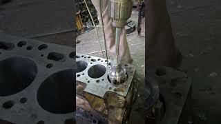 #Cummins #Engine #Sleeve #Honing #automobile #repair