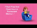 7 Best Free And Open Source Restaurant Management so.ware Mp3 Song