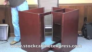 How to Assemble a Lazy Susan Part 2 of 2 - RTA Cabinets - Stock Cabinet Express