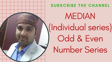 Median(individual series) (odd and even number series)