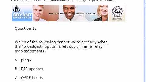 CCNA CCNP Certification Video Practice Exam 15:  Frame Relay