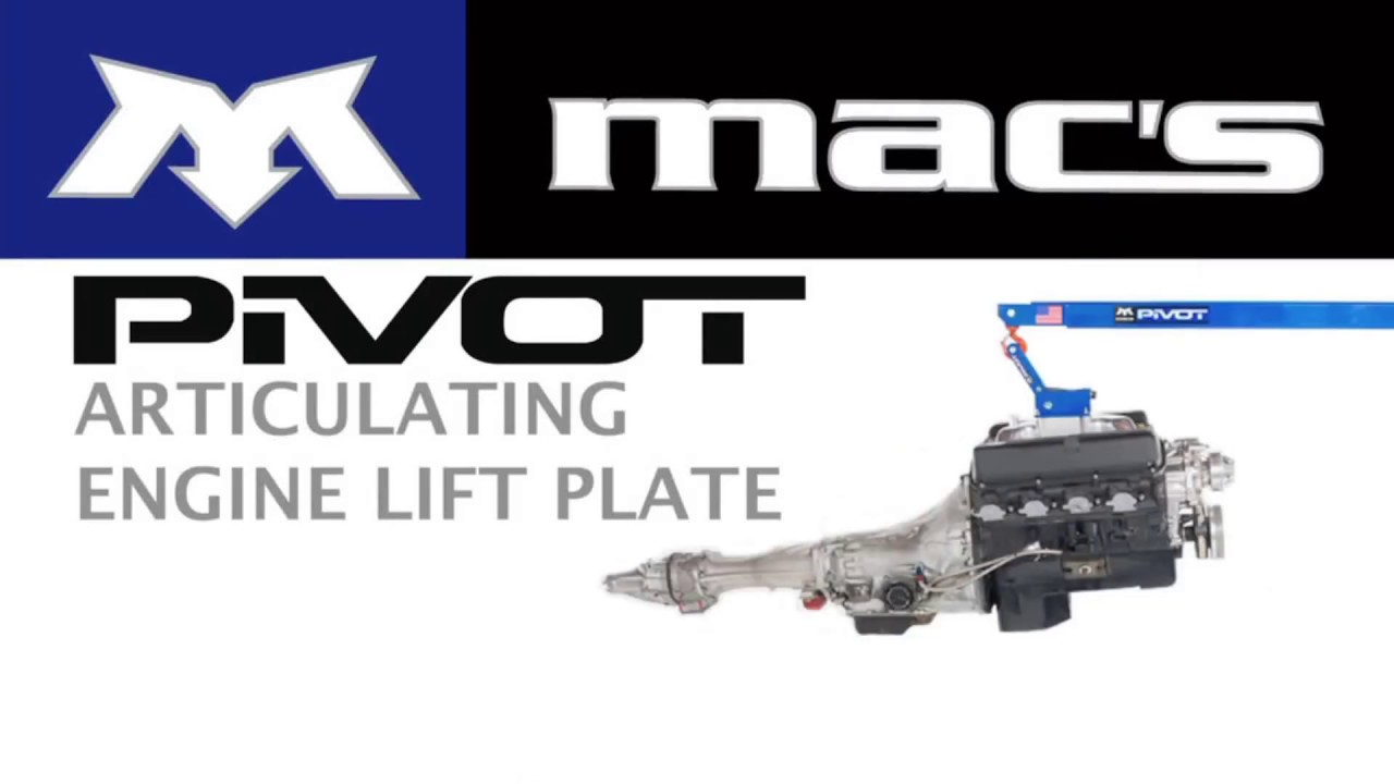 Mac's PiVOT Articulating Engine Lift Plate - Mac's Tie Downs