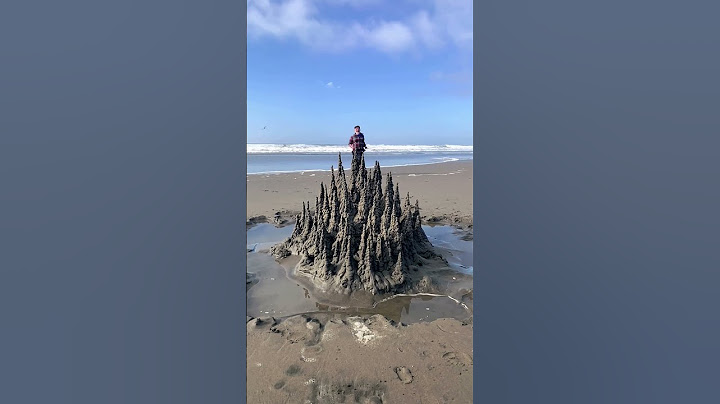 Un sueño #extrañamente satisfactorio #playa #castillo de arena #arena #satisfactorio