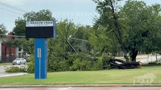 08-03-2025 Bedford, TX - Strong Winds and Small Hail, Trees Uprooted