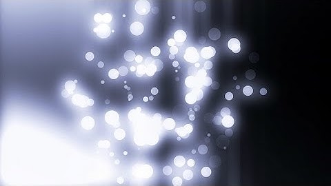 glowing blue bokeh particles - free HD overlay