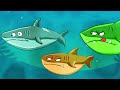 Baby shark song | Groovy The Martian sings | Cartoons and Songs for Kids