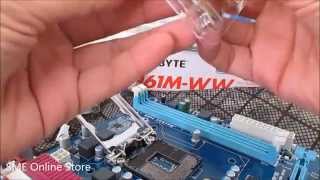Right way remove SOCKET 1155 processor protective plastic cover install processor, cooling fan