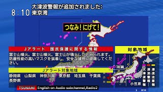首都直下型地震と南海トラフが同時に発生富士山噴火シミュレーション