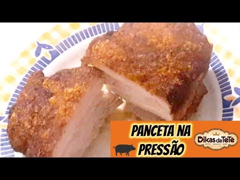 Como Fazer Torresmo na Panela de Pressão | Torresmo ou Panceta de Panela de Pressão #224. 