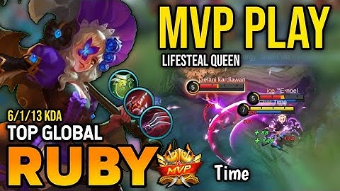 RUBY BEST BUILD 2022 | TOP GLOBAL RUBY GAMEPLAY | MOBILE LEGENDS✓