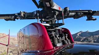 MD 500C Turbine Helicopter Start Sequence Rolls Royce C20