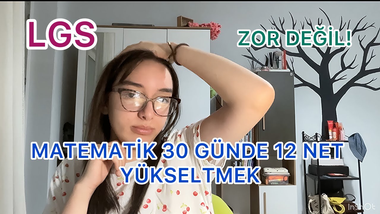 LGS MATEMATİK 30 GÜNDE 12 NET YÜKSELTMEKK 