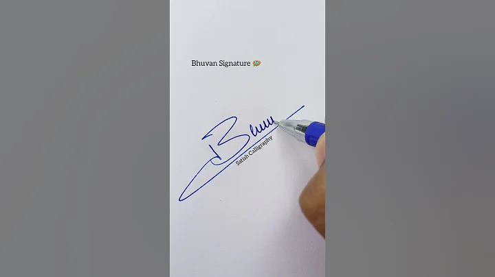 Signature Design #shorts #satishcalligraphy #signature