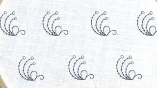 Small All Over Motif Embroidery Design (Hand Embroidery Work)