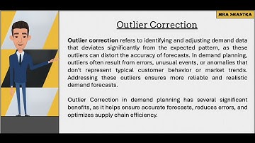Outlier Correction in Demand Planning | Supply Chain Management | MBA Shastra