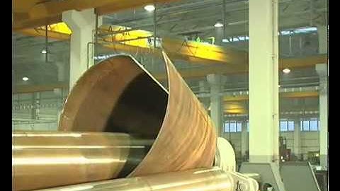 AKYAPAK AHK 3 Roll Hydraulic Plate Roll Cone Bending Demo