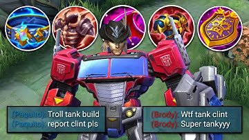 CLINT FULL TANKY BUILD!!!🤫 ( ENEMY AMAZED ) SOLO HIGH RANK GAME