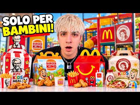 I TRIED EVERY FAST FOOD KIDS MEAL!!