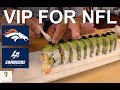 Alaskan King Crab Tempura Sushi Roll | How To Feed 2 NFL Players and WIN