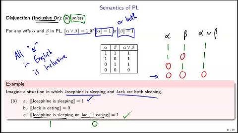 LING 324 [4-2] Truth Tables