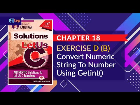 Let us C Solutions | C Programming | Function getint() to take input as numeric string in C language