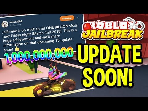 Roblox Jailbreak 1 Billion Visits New Update This Week New Car Maybe Youtube - full guide roblox jailbreak 3 billion visits