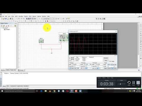 Assignment 01 basic electronics # Multisim # Function generator # Oscilloscope