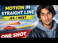 Motion in Straight Line | ONE SHOT 🔥 | JEE + NEET Physics | Full Concept + PYQs 