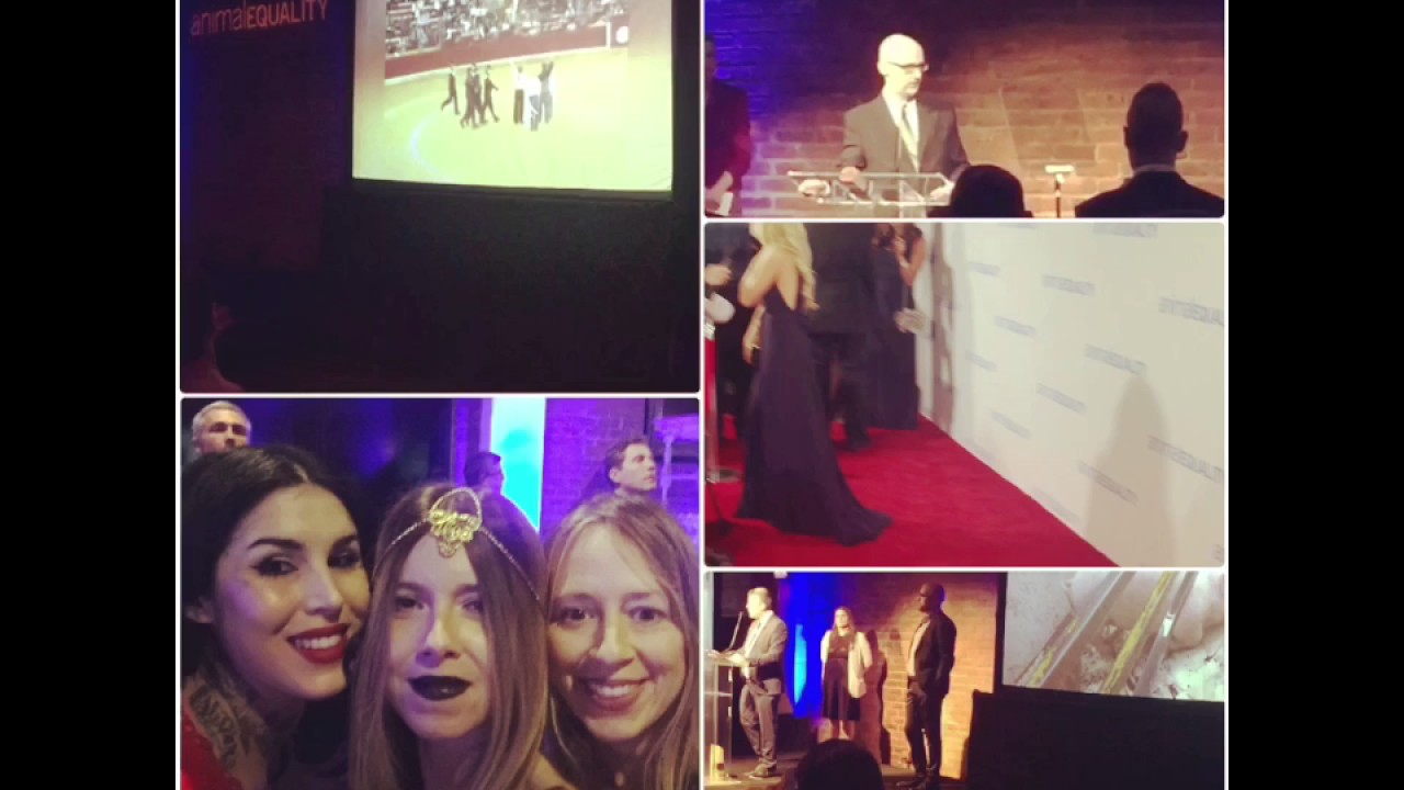 Simone Reyes at Animal Equality Anniversary Gala ( W/ MOBY )