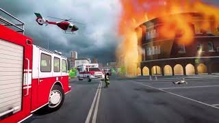 (Fire Fighter Day) Fireman Rescue Games :Fire Brigade Simulator | 10 Gameplay Day Time screenshot 5