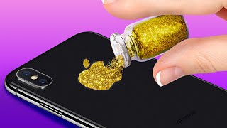 携帯をかわいくするためのシンプルなDIY34選