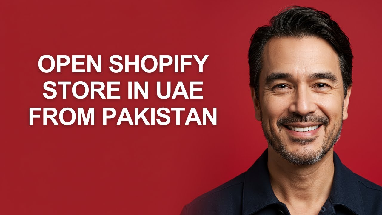 Open Shopify Store In Uae From Pakistan - KevinHowTo