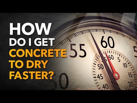 How Do I Get Concrete To Dry Faster You How Do I Get Concrete To Dry Faster