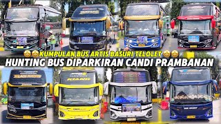 HEBOH DAN SERU‼️ HUNTING BUS DI TAMAN PARKIR CANDI PRAMBANAN🥳🥳 FULL ARTIS GACOR DAN NADA VIRAL🔥🔥