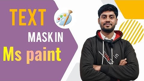 ।। Text Mask in Ms-Paint ।। #viralvideo #computereducation #computertechnic #computerzone #anime 