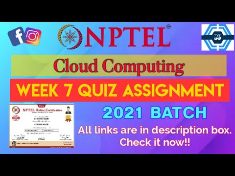 Cloud Computing | Week 7 Answers | NPTEL 2021 ||