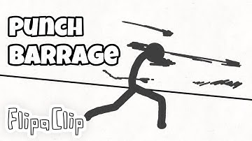 How to animate a Punch Barrage in FlipaClip